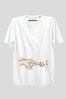 تي شيرت الحمل الفضفاض المطبوع