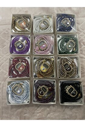 مجموعة هدايا خاصة مكونة من 12 قطعة من الترانيم الحجرية وسبحات الصلاة