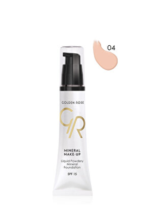 Mineral Fondöten - Liquid Powder Mineral Foundation Spf 15 No: 04
