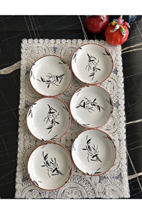 Olive Branch Model 6-Piece Round Breakfast Plate