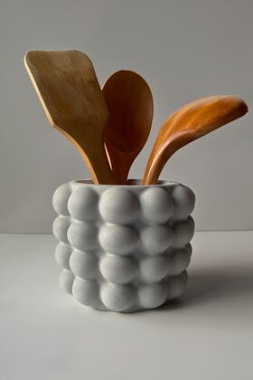 Bubble Tezgah Üstü Dik Kaşıklık Gri