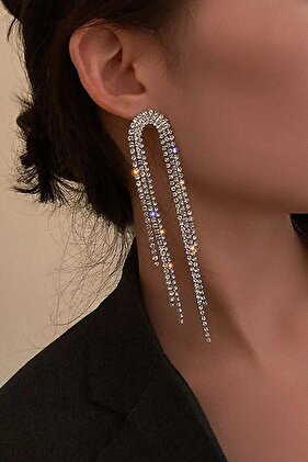 Luxury Jewelled Long Earrings