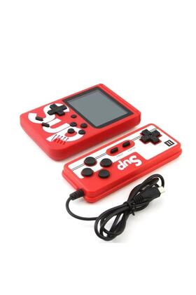 GC-01 Çift Kol 400 Nostalji Oyunlu Mini Atari Kırmızı