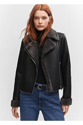 Suni kürk astarlı ceket