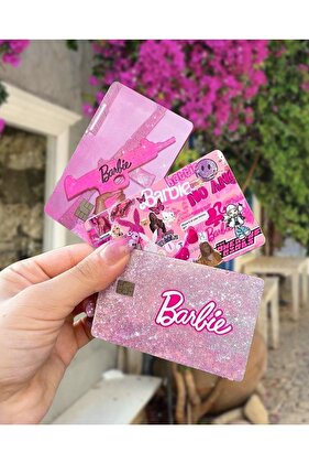 Best Barbie 3'lü Kart Kaplama Sticker