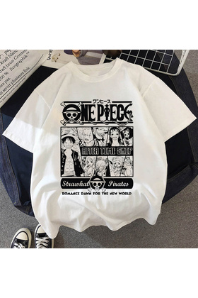 للجنسين قطعة واحدة لوفي الكرتون تي شيرت Mod25