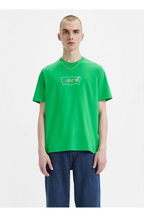Levi s Levis Bisiklet Yaka Bask l Ye il T Shirt A2082 0131 LSESS RELAXED FIT TEE BW Fiyat Yorumlar Trendyol