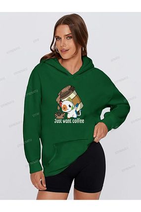EFFRENATU Trendy Giyim KADIN BUYUK BEDEN KAP ONLU SWEATSH RT Fiyat Yorumlar Trendyol