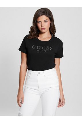 Guess 1981 Crysta Kad n Regular Fit T Shirt Fiyat Yorumlar Trendyol