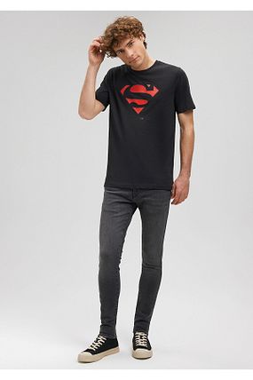 Mavi Superman Bask l Siyah Ti ort Slim Fit Dar Kesim 066875 900 Fiyat Yorumlar Trendyol