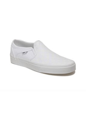 کفش اسنیکر سفید زنانه بند دار Vans - کد 37468438