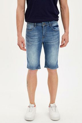 شلوارک و برمودا آبی مردانه Skinny Defacto - کد 38560758