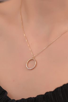 گردنبند طلا زرد زنانه 14 عیار Ayyıldız Kuyumculuk - کد 39321567
