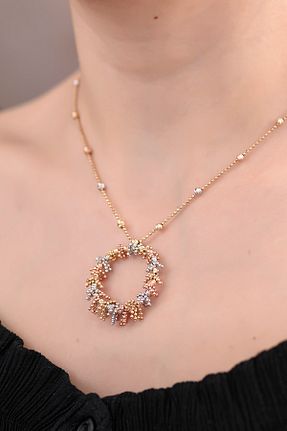 گردنبند طلا زرد زنانه 14 عیار Ayyıldız Kuyumculuk - کد 39321721