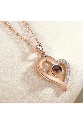 گردنبند جواهر طلائی زنانه روکش طلا abbsee - کد 37850104