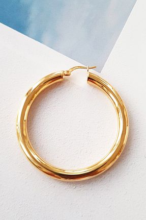 گوشواره نقره طلائی زنانه 925 عیار MorMajor Silver - کد 45866322