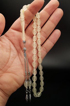 تسبیح سفید کهربا OTTOTESBİH - کد 46078659