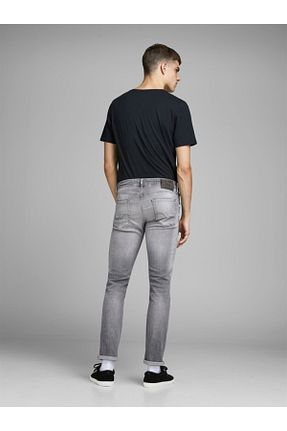 شلوار جین طوسی مردانه رگولار Jack & Jones - کد 46534199