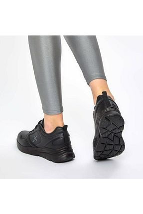 کفش اسنیکر مشکی زنانه بند دار Kinetix - کد 46682827