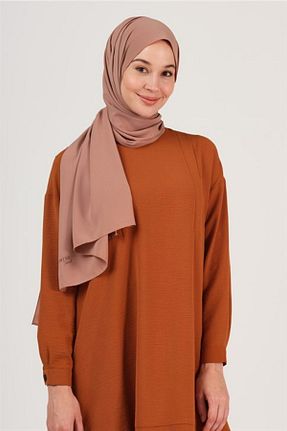 شال قهوه ای زنانه ابریشم Armine - کد 40948636