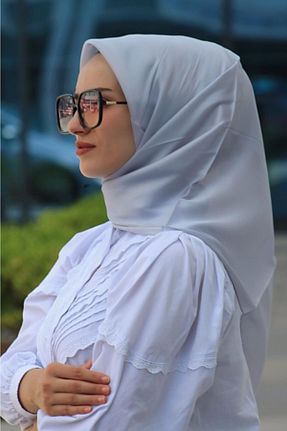 روسری طوسی پلی استر Balse - کد 47228989