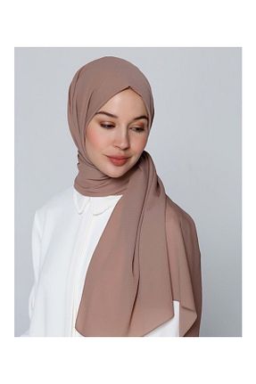 شال قهوه ای زنانه Medine İpeği Armine - کد 47237413