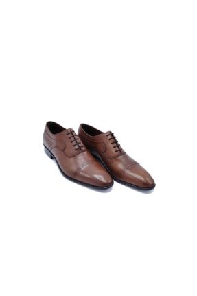 کفش کلاسیک قهوه ای مردانه چرم طبیعی کد 47311345