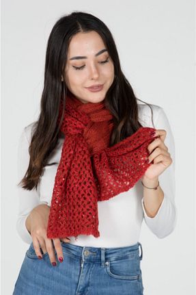 شال گردن قهوه ای زنانه تریکو Genel Markalar - کد 52966192