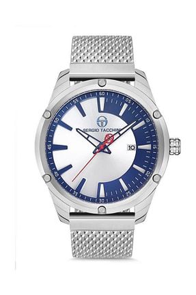 ساعت مچی طوسی مردانه استل (فولاد) Sergio Tacchini - کد 36878855