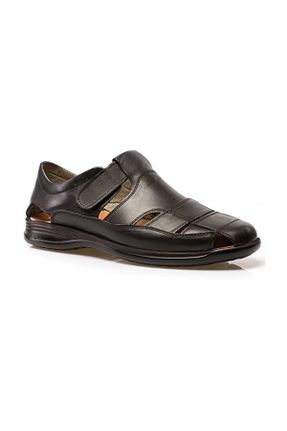 صندل مشکی مردانه پاشنه تخت maximoda - کد 37105885