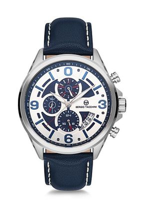 ساعت مچی سرمه ای مردانه استل (فولاد) Sergio Tacchini - کد 3719312