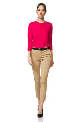 شلوار بژ زنانه پنبه ای United Colors of Benetton - کد 37427075