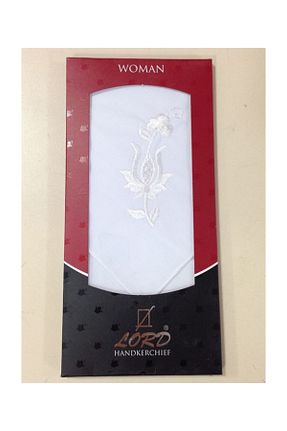 دستمال جیبی سفید زنانه پارچه ای Lord - کد 37555546
