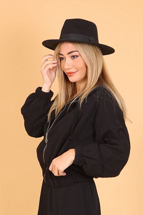 کلاه مشکی زنانه پنبه ای Kapin - کد 37580660