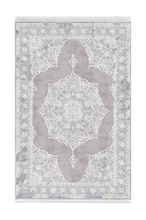 فرش سفید پلی استر Padişah Halı - کد 3094682