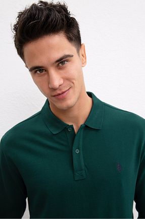 سوئیشرت سبز مردانه ساده U.S. Polo Assn. - کد 31704710