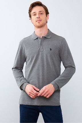 سوئیشرت طوسی مردانه ساده U.S. Polo Assn. - کد 134156194