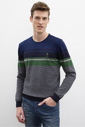 پلیور سرمه ای مردانه اسلیم U.S. Polo Assn. - کد 33976262