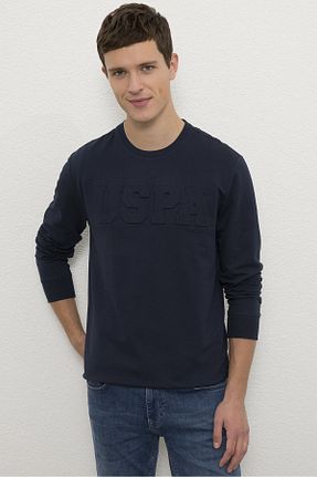سوئیشرت سرمه ای مردانه ساده U.S. Polo Assn. - کد 54704493