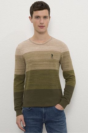 پلیور بژ مردانه ساده U.S. Polo Assn. - کد 54704531