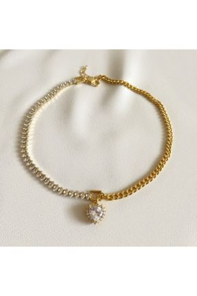 گردنبند جواهر طلائی زنانه روکش طلا کد 96463318