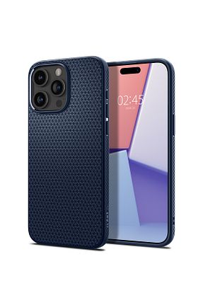 کاور و قاب سرمه ای iPhone 15 Pro Spigen - کد 758714140