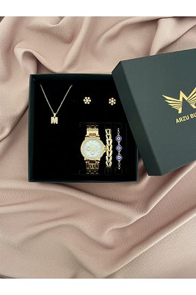 ساعت مچی طلائی زنانه 26-30 میلی متر Arzu Butik - کد 761243265