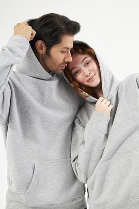 سوئیشرت طوسی زنانه ساده giyadda - کد 759845538
