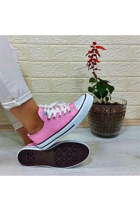 کفش اسنیکر صورتی زنانه بند دار Fiyra - کد 761184188