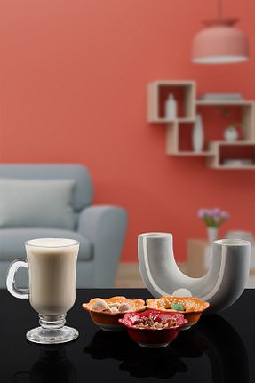 لیوان سفید شیشه Karçiçeği Home - کد 759845866