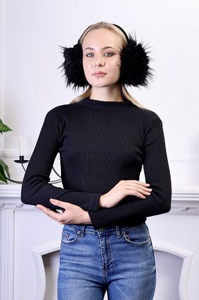 بلوز مشکی زنانه ساده CATSPY - کد 761447682