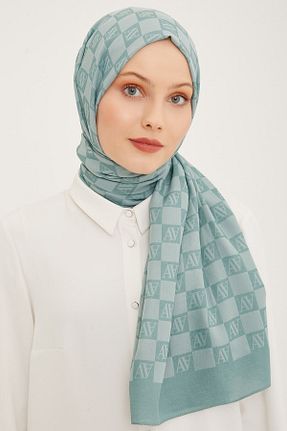 شال سبز زنانه پنبه پلی استر Armine - کد 635270036