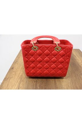 کیف دوشی قرمز زنانه چرم مصنوعی via moda - کد 761958900
