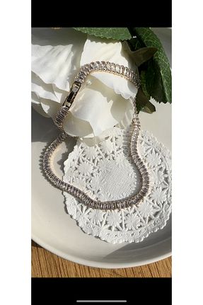 گردنبند جواهر طلائی زنانه برنجی EUONIA - کد 713612937